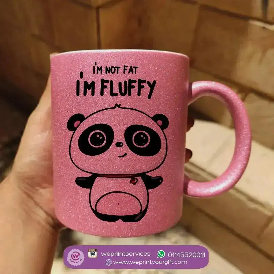 Glitter Mug - Panda Lovers - WE PRINT