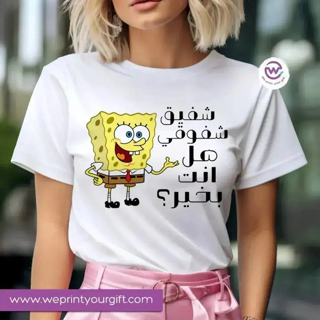 Half sleeve T-shirt -Comic-D - WE PRINT