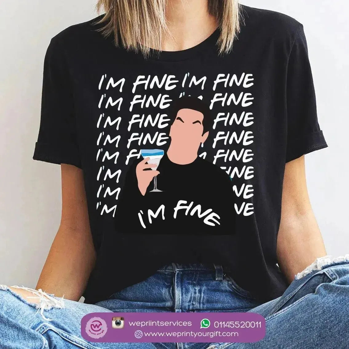 Half sleeve T-shirt- Friends - WE PRINT