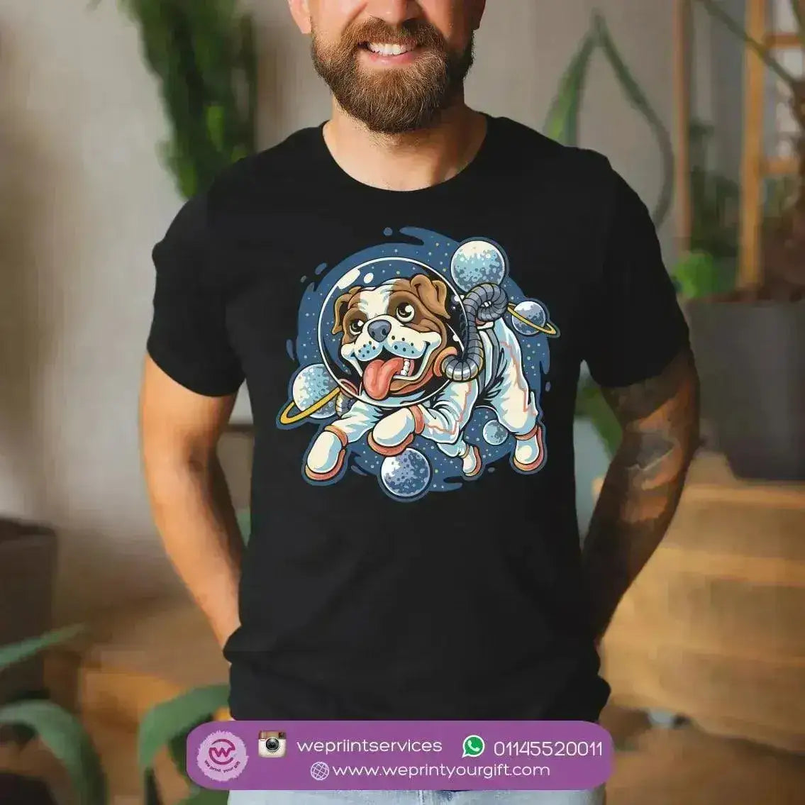 Half sleeve T-shirt- Space - WE PRINT