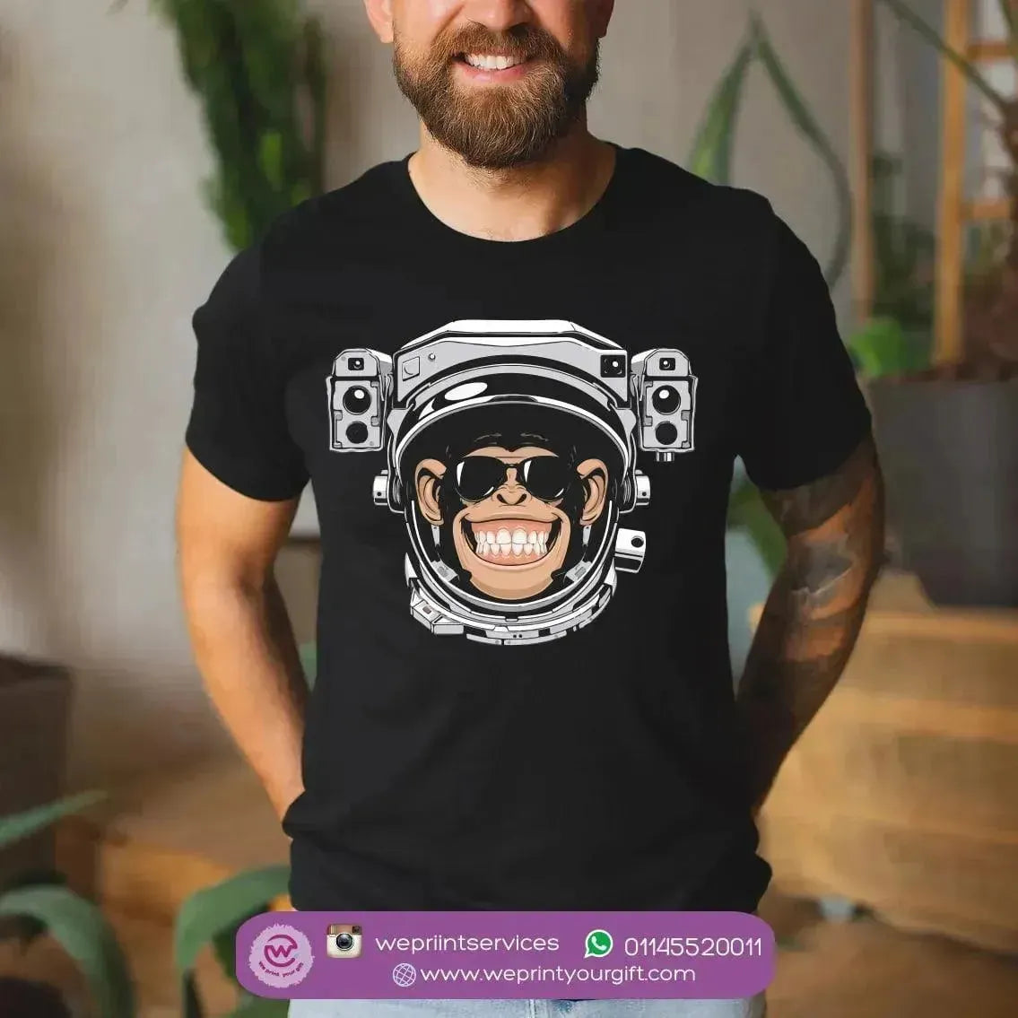 Half sleeve T-shirt- Space - WE PRINT