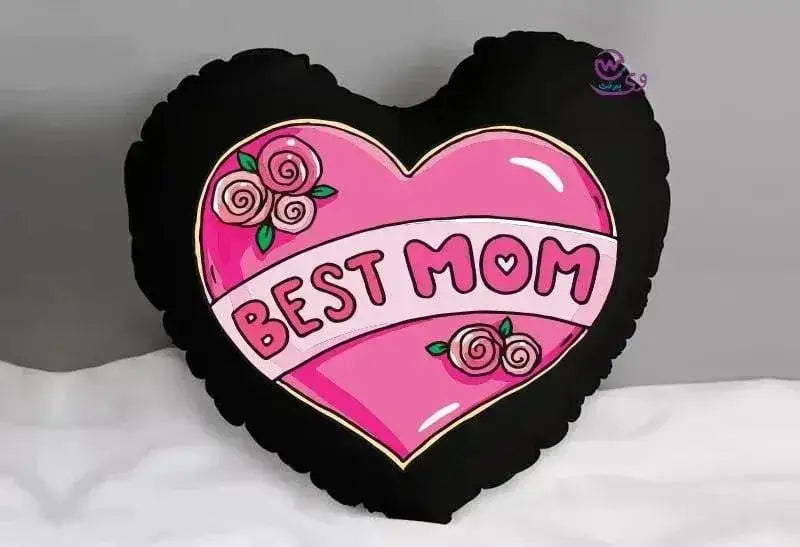 Heart Fabric Cushion -MOM - WE PRINT