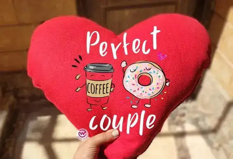 Heart Fabric Cushion - Valentine's Day 2 - WE PRINT