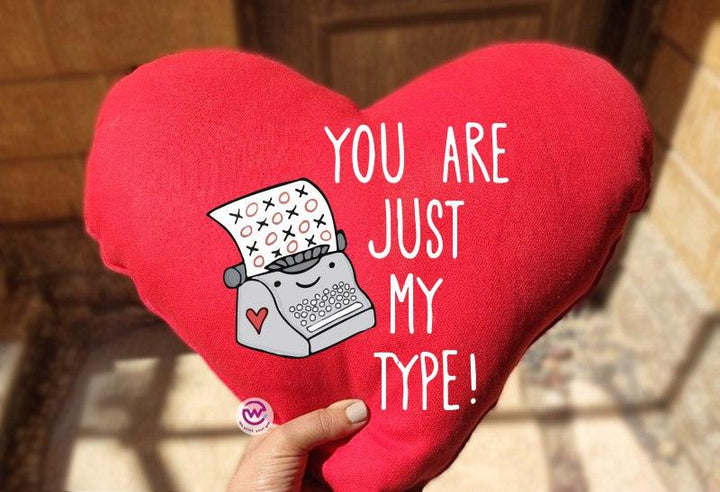 Heart Fabric Cushion - Valentine's Day 2 - weprint.yourgift