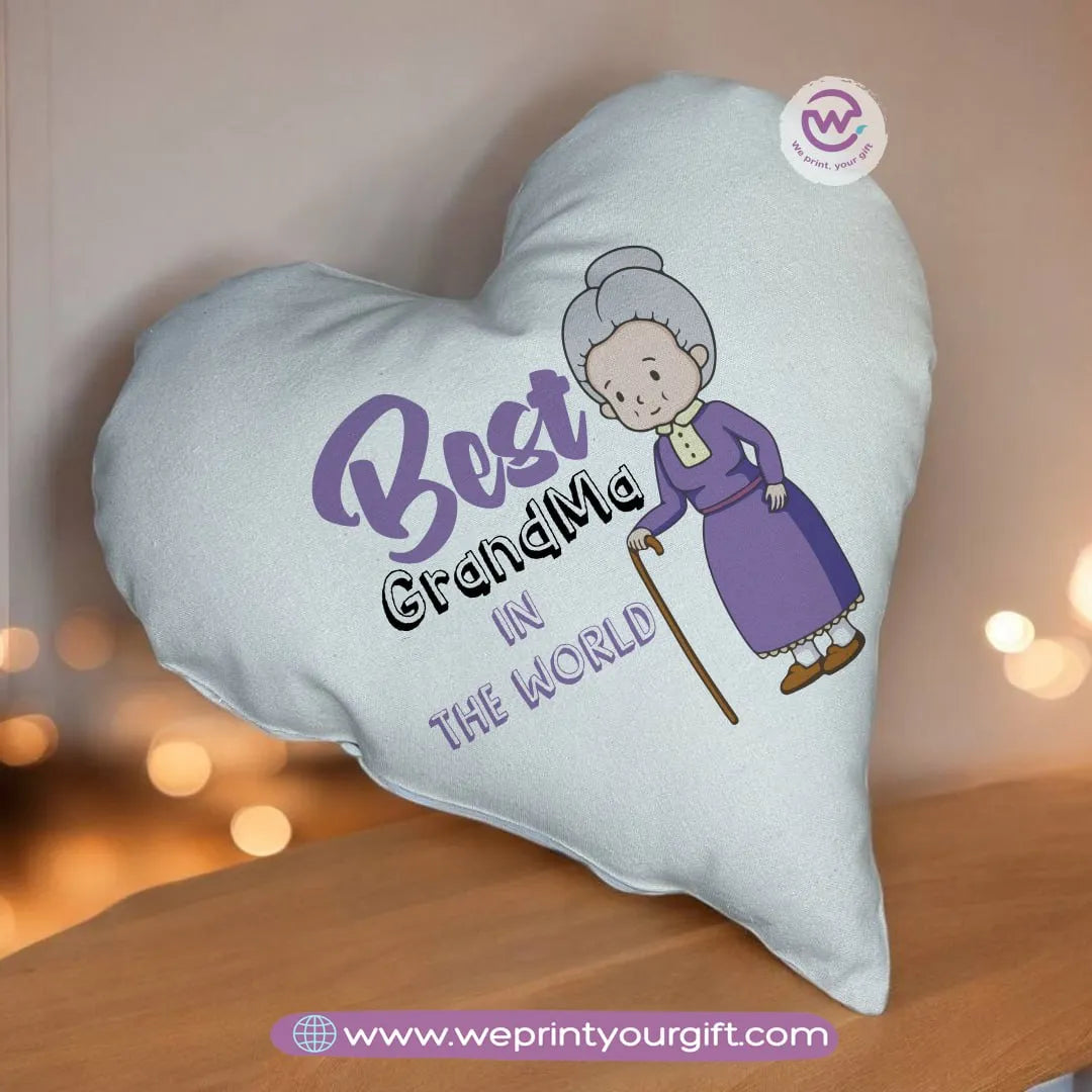 Heart Pillow- Mom - WE PRINT