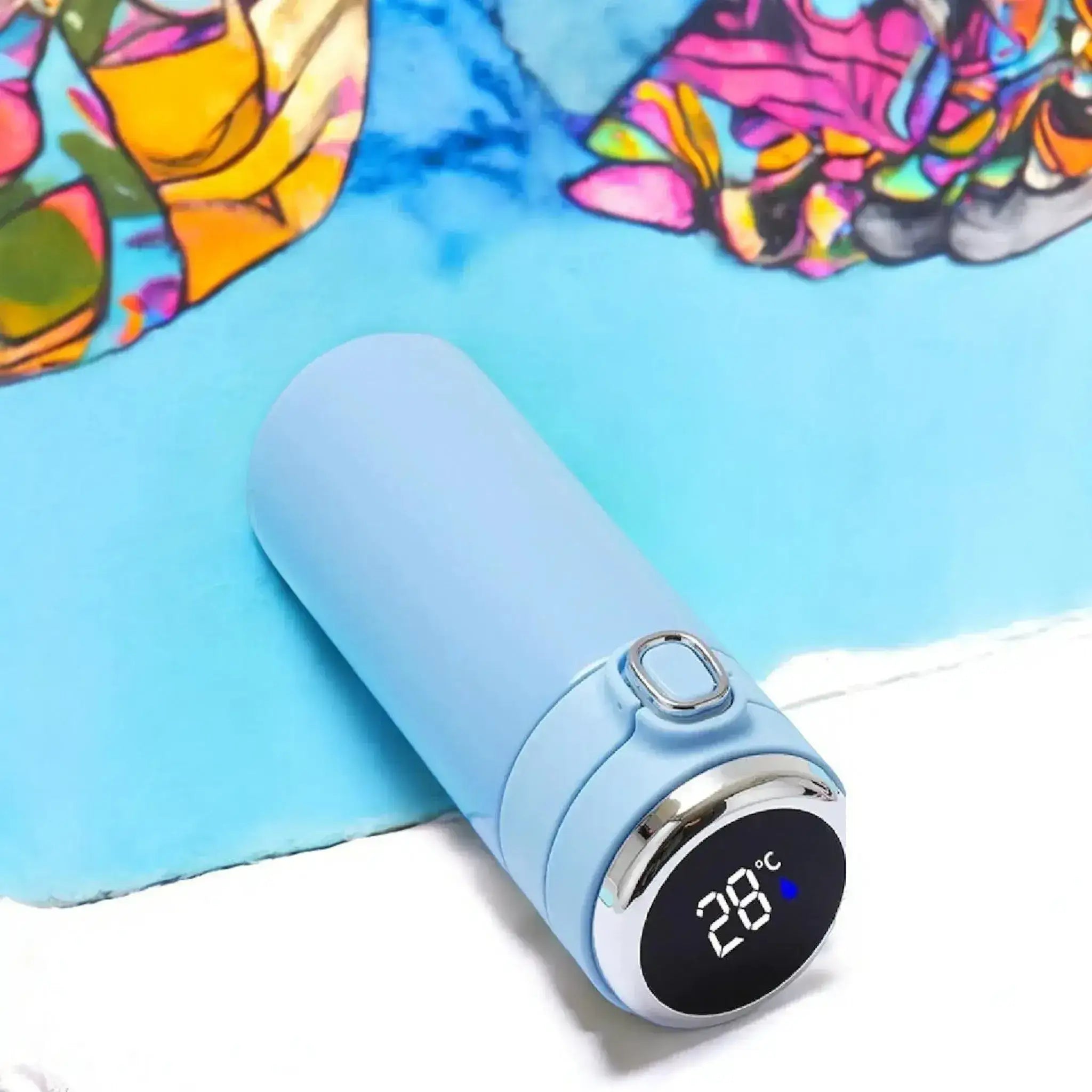 Thermal Mug with Lock & Digital Screen -Customization Option - WE PRINT