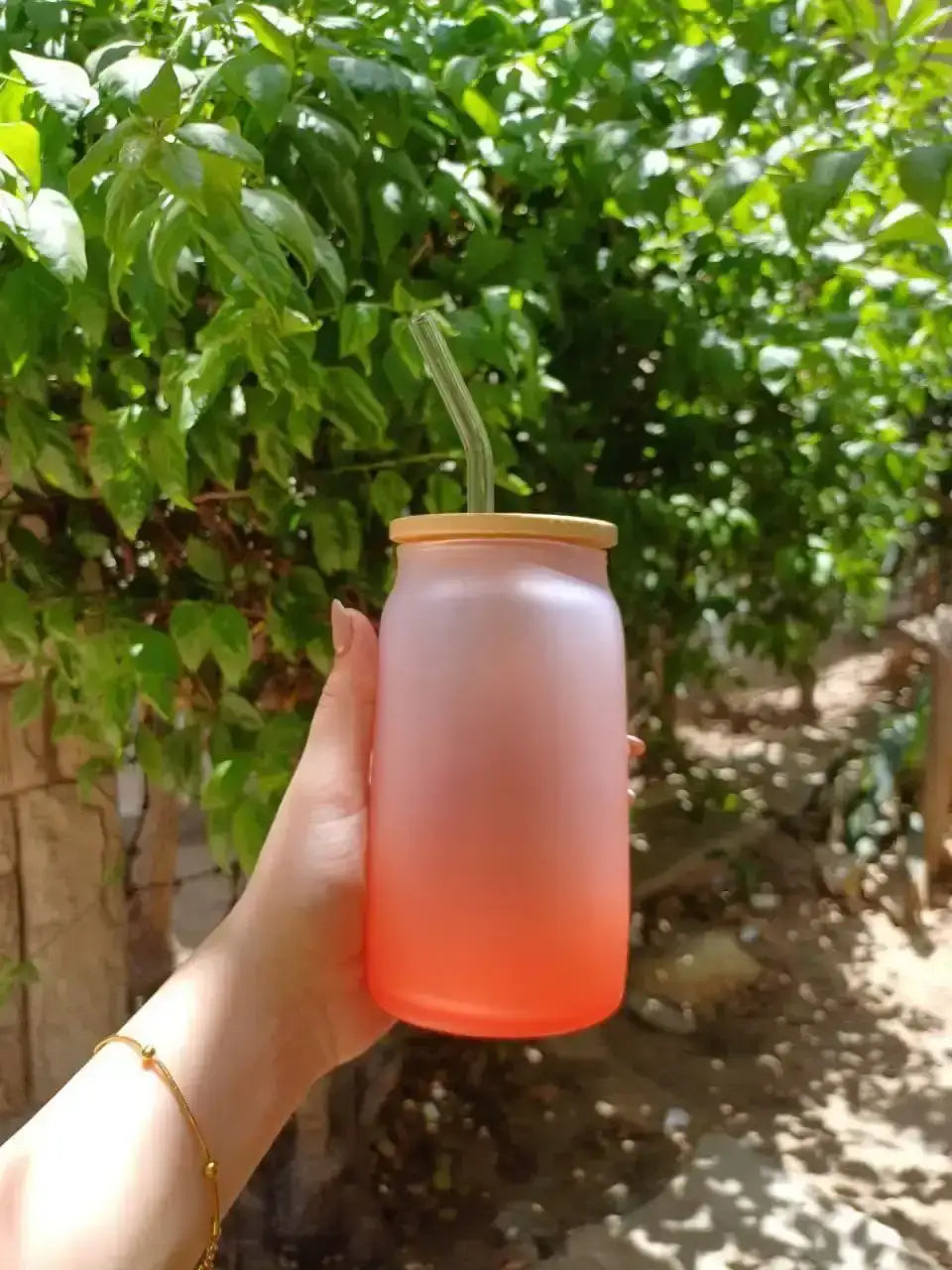 Frosted mug with straw- Customization Option - WE PRINT