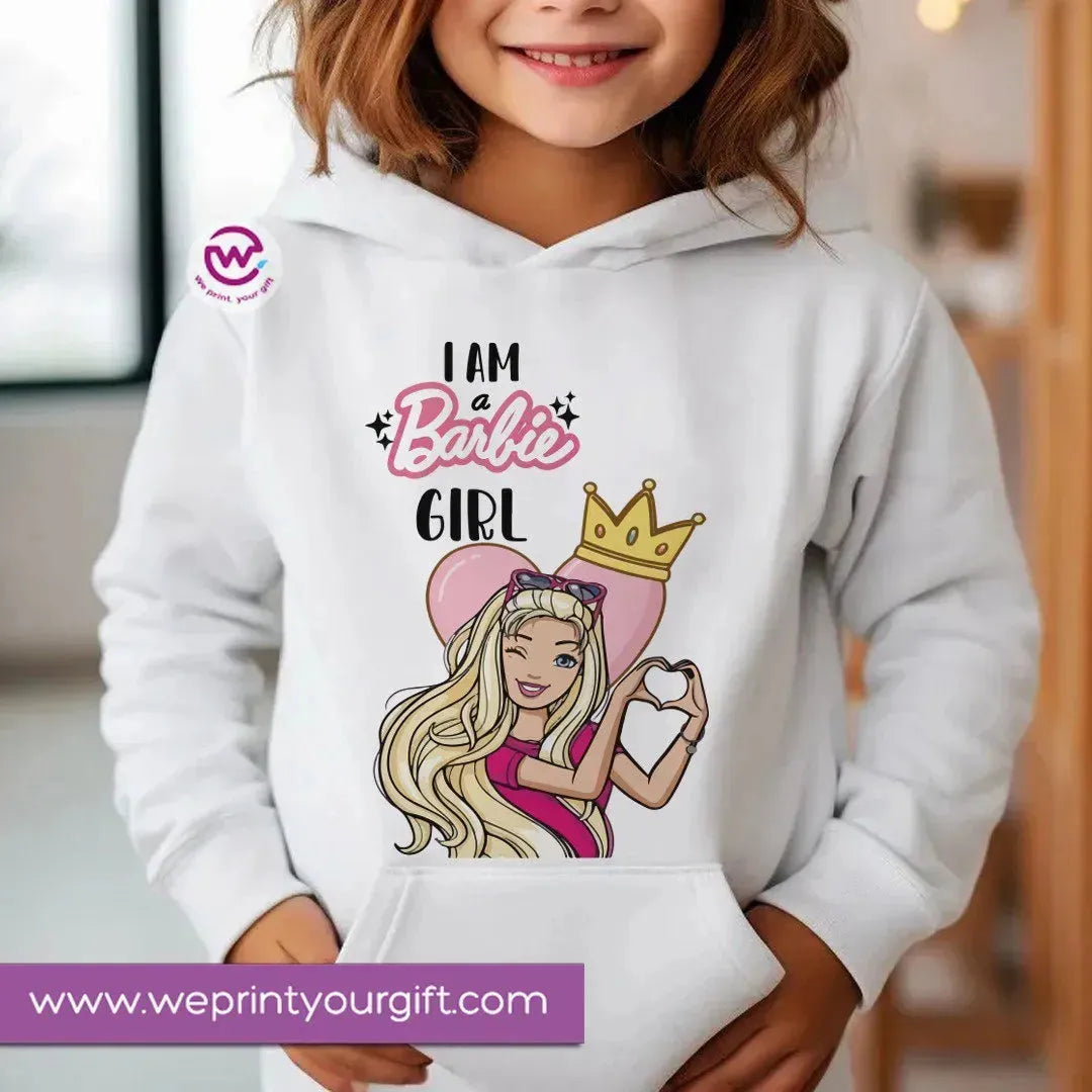 Kids hoodie-Barbie - WE PRINT