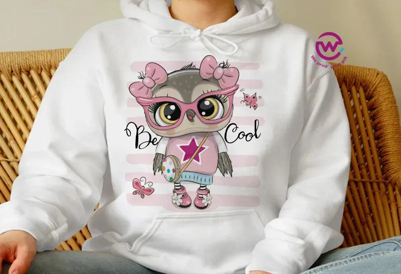 Kids hoodie-Cute Owl - WE PRINT