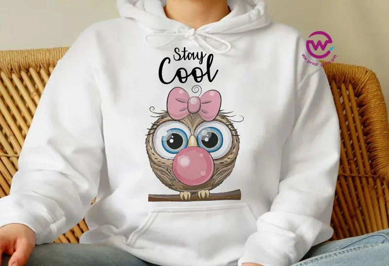 Kids hoodie-Cute Owl - WE PRINT