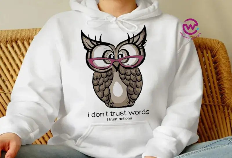 Kids hoodie-Cute Owl - WE PRINT