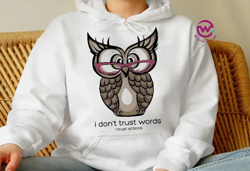 Kids hoodie-Cute Owl - WE PRINT