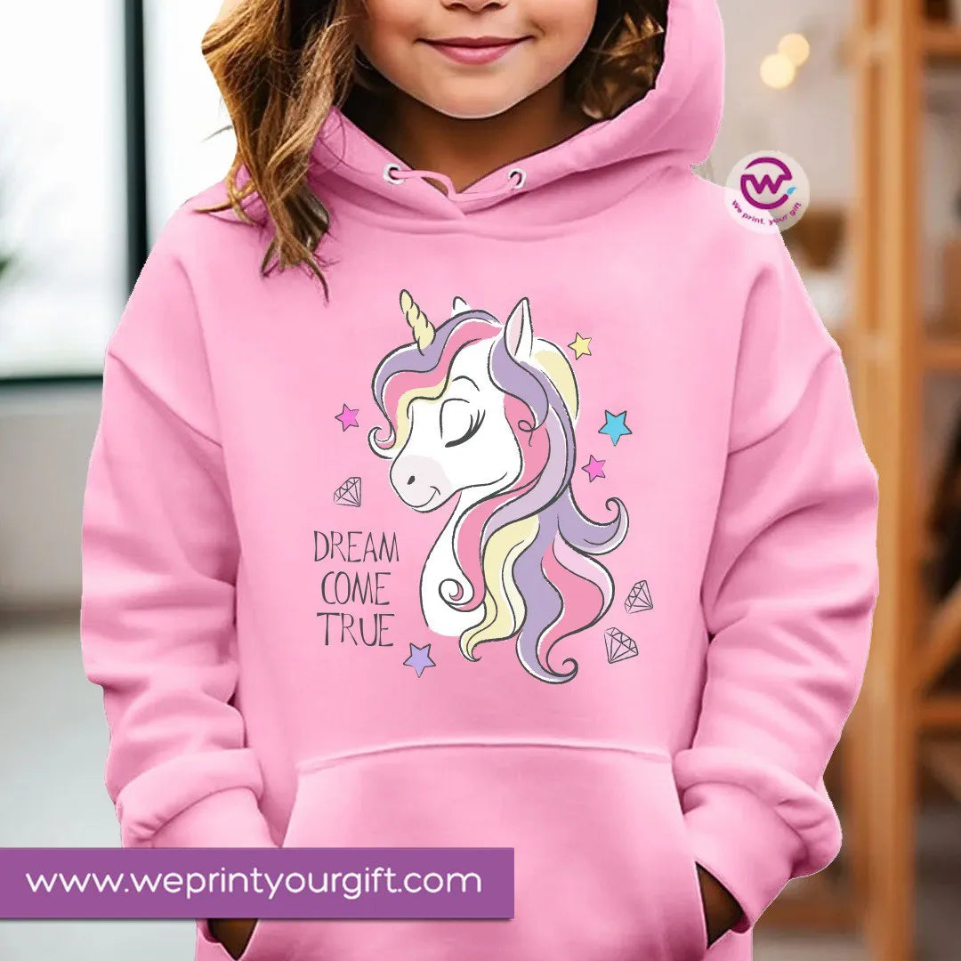 Kids hoodie-Cute Unicorn - WE PRINT
