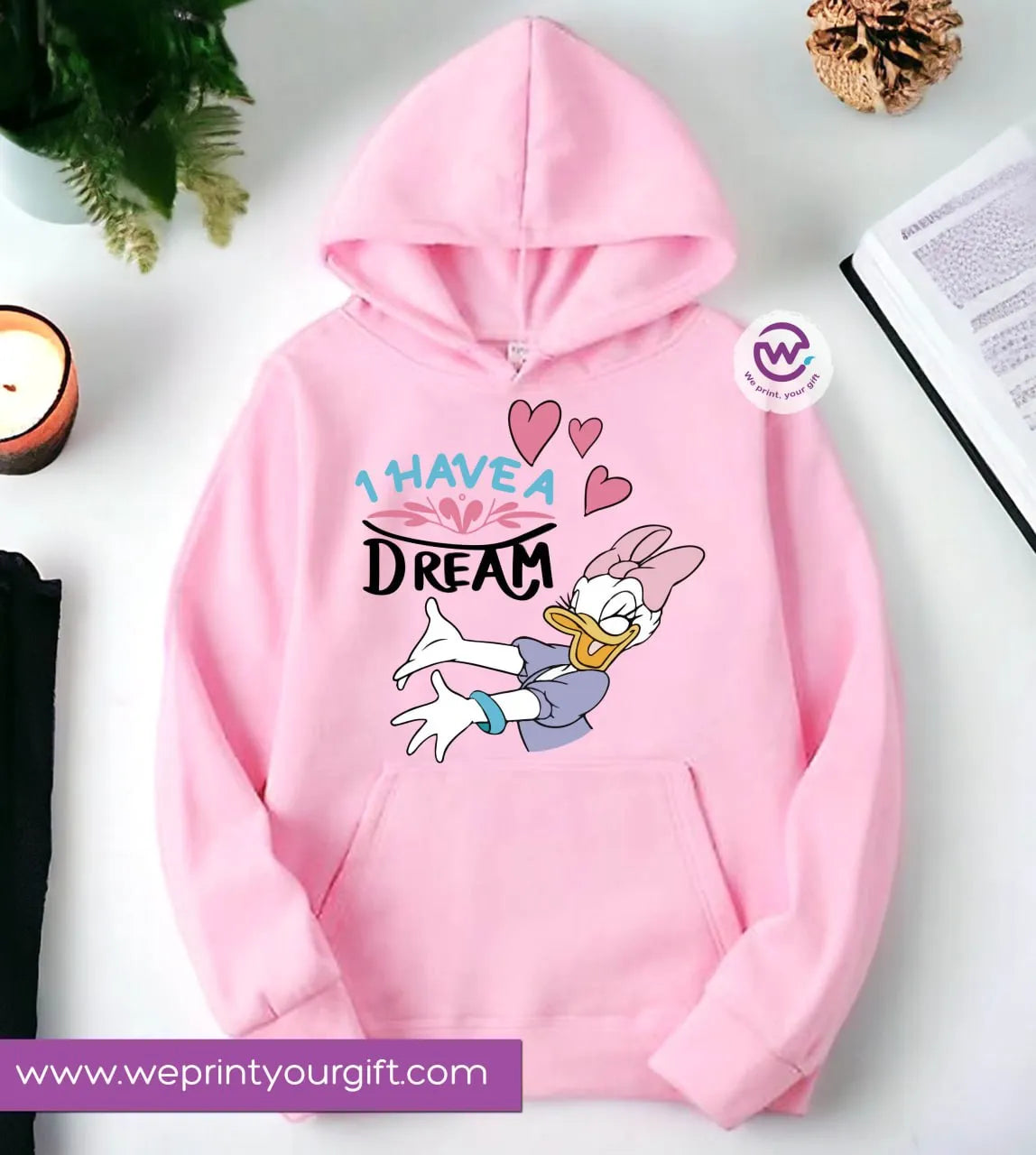 Kids hoodie-Daisy Duck - WE PRINT