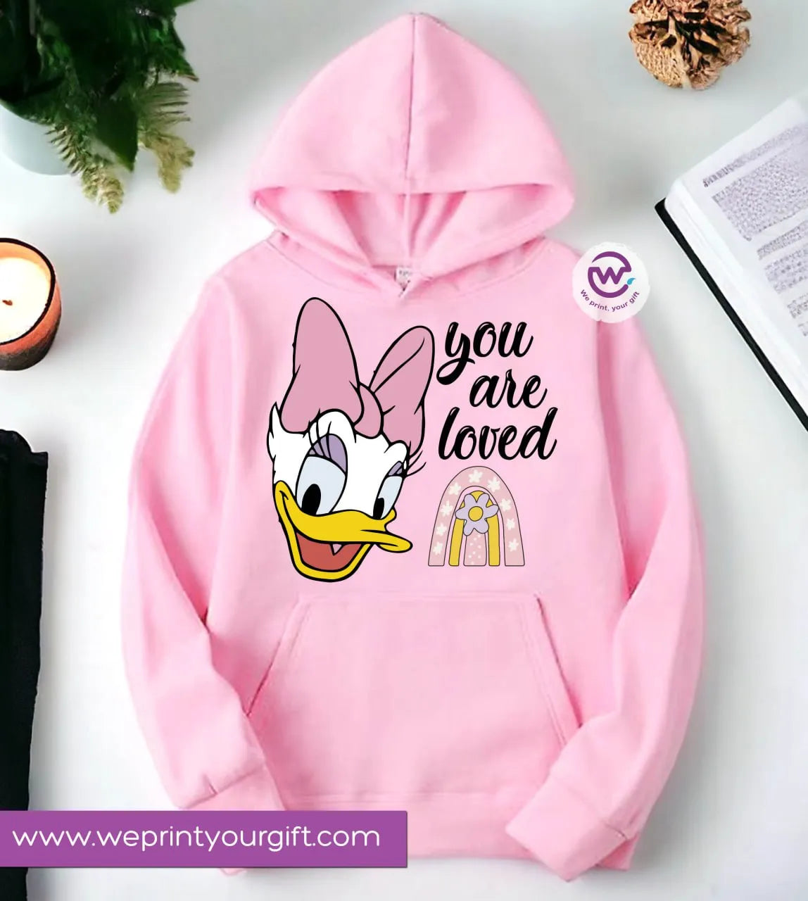 Kids hoodie-Daisy Duck - WE PRINT
