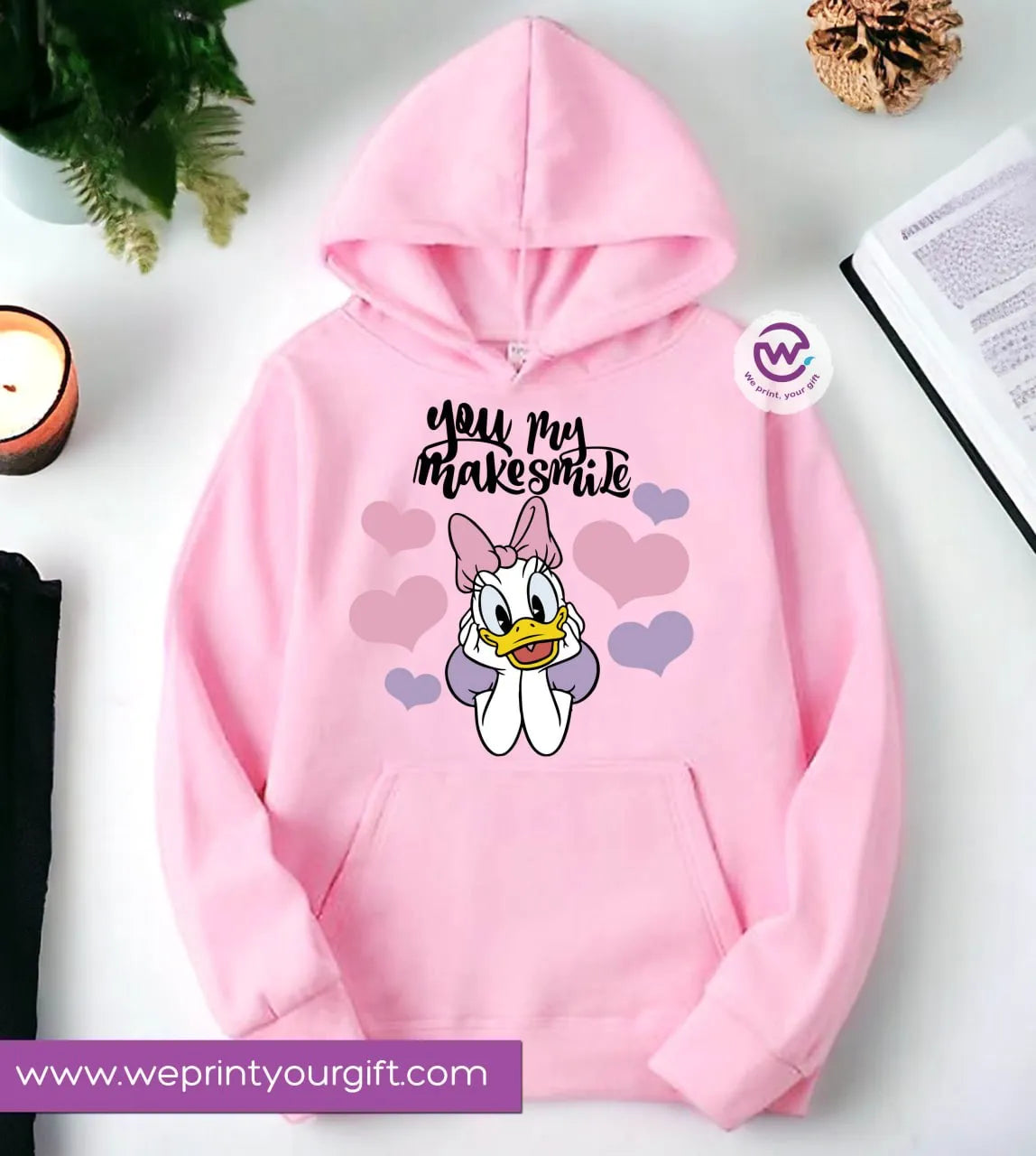 Kids hoodie-Daisy Duck - WE PRINT