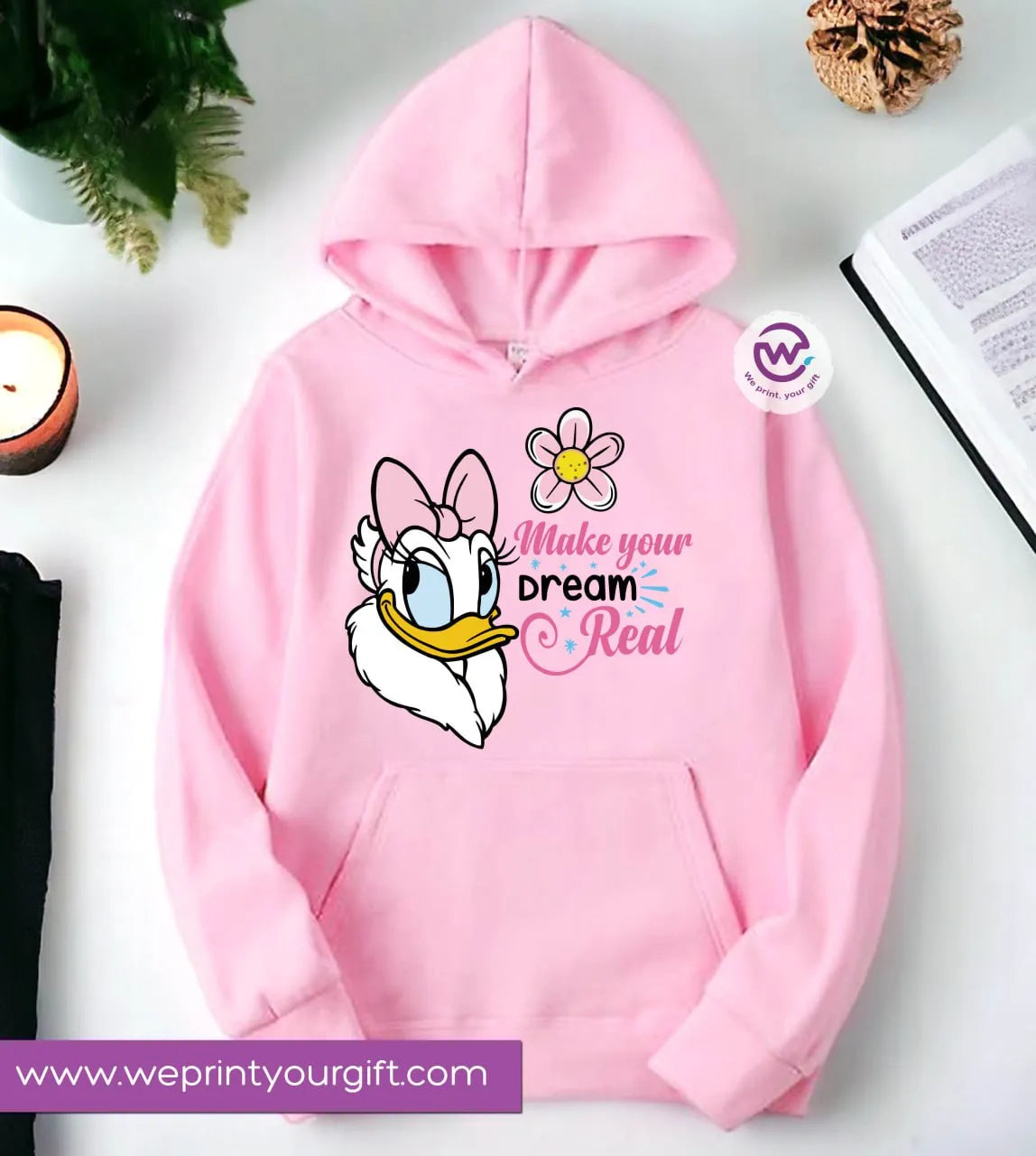 Kids hoodie-Daisy Duck - WE PRINT