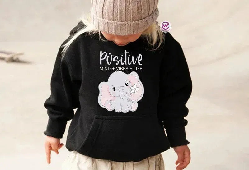 Kids Hoodie-Elephant - WE PRINT