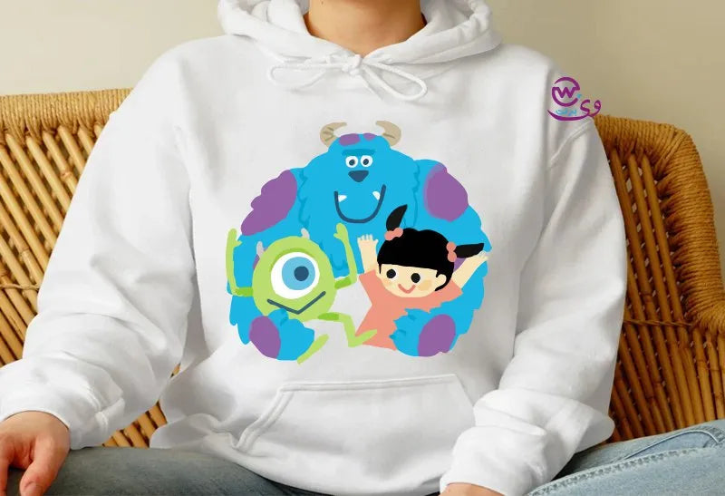 Kids hoodie-monsters inc - WE PRINT