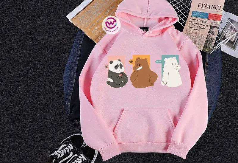 Kids hoodie-Three Bears - WE PRINT