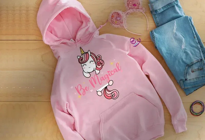 Kids Hoodie-Unicorn - WE PRINT