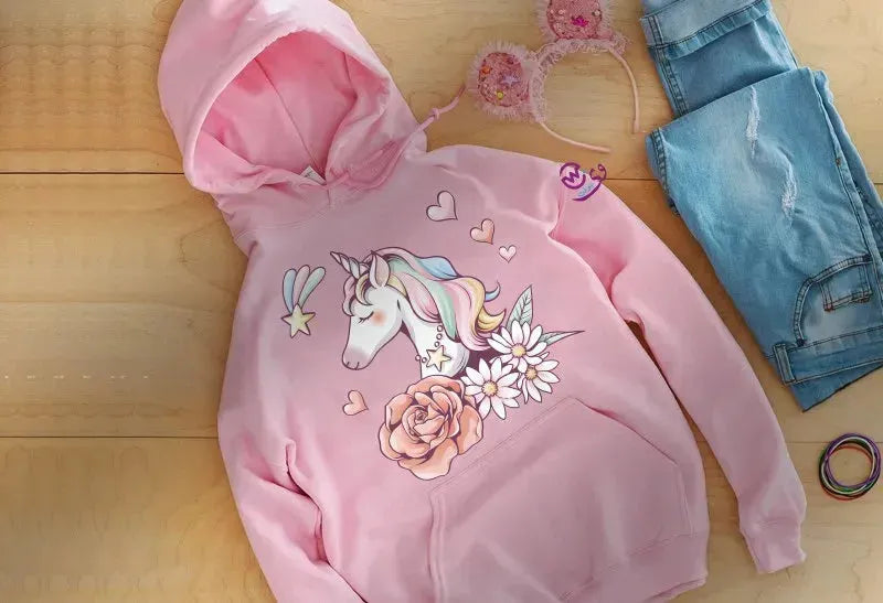 Kids Hoodie-Unicorn - WE PRINT