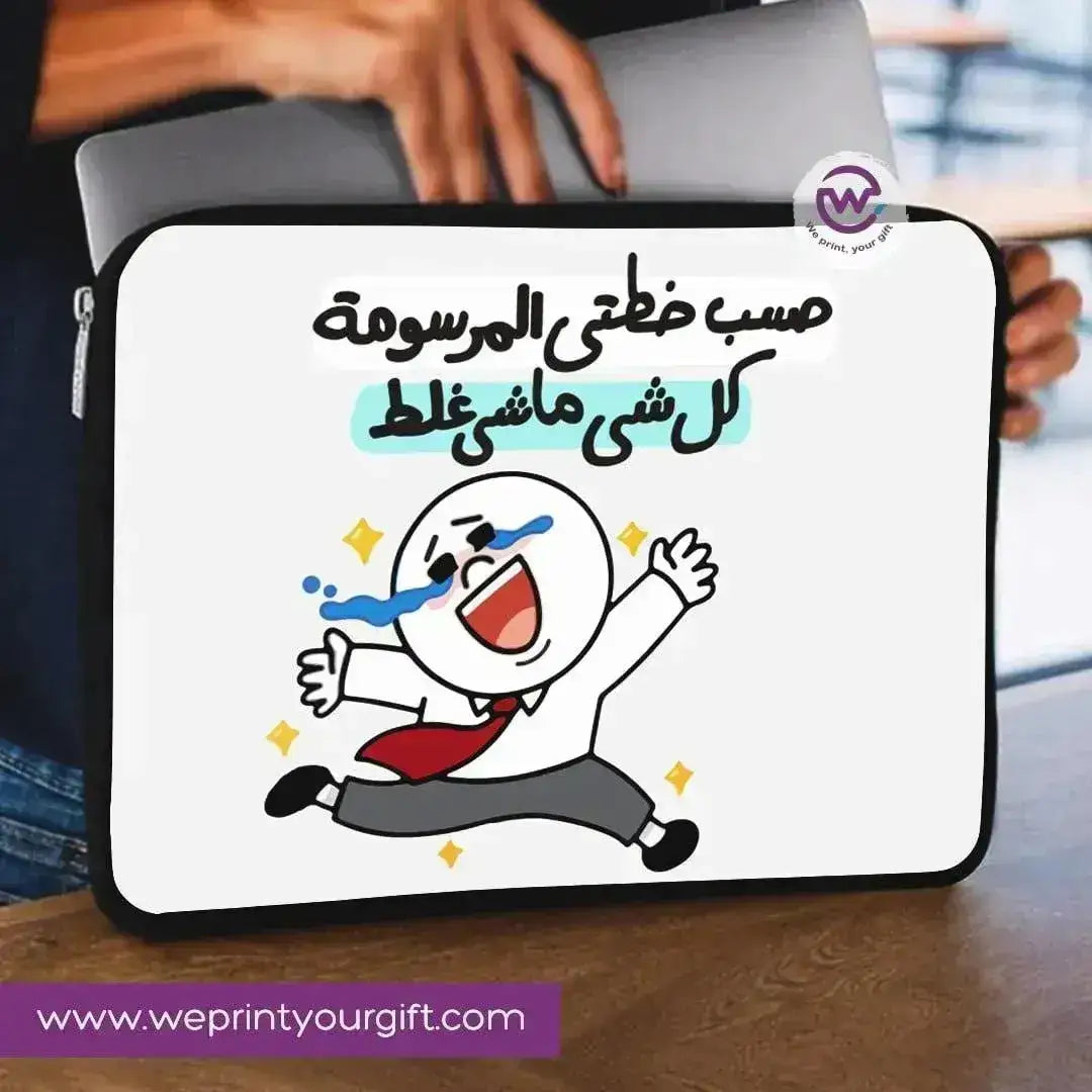 Laptop Sleeve-Canvas- Comic -B - WE PRINT
