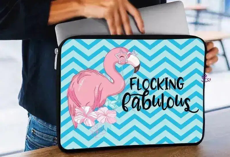 Laptop Sleeve-Canvas-Flamingo - WE PRINT