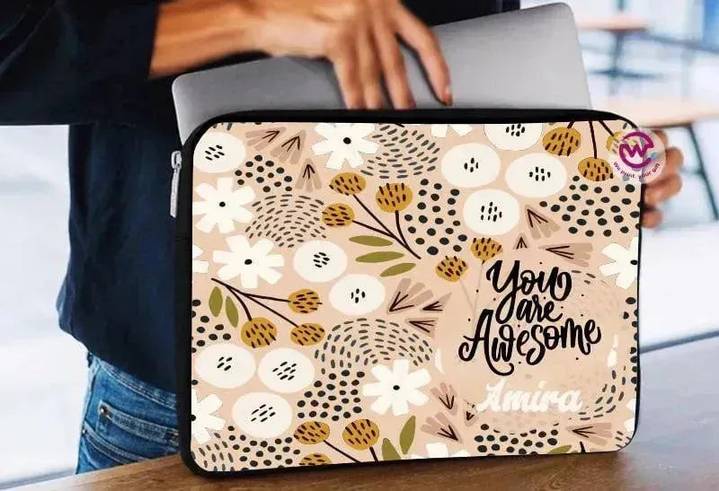 Laptop Sleeve-Canvas-Motivation - Names -A - WE PRINT