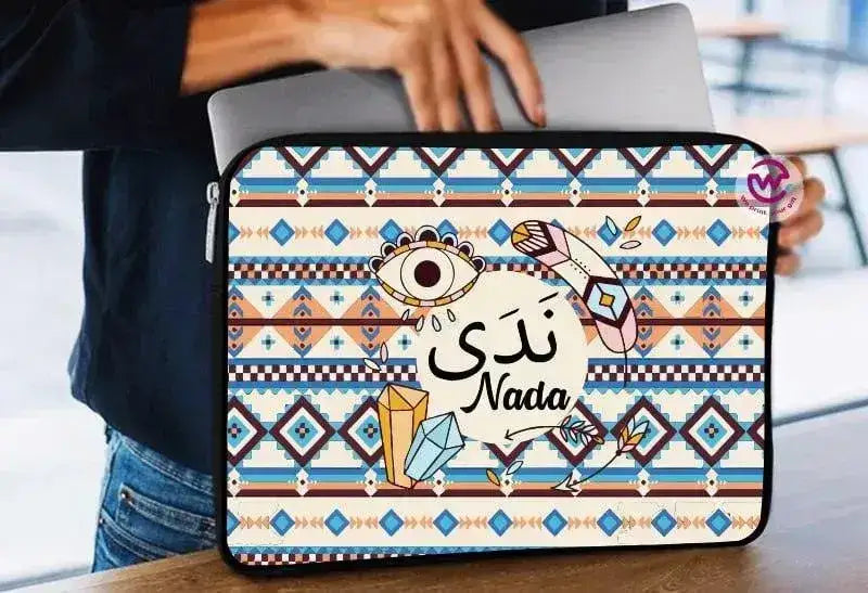 Laptop Sleeve-Canvas- Names Designs - WE PRINT