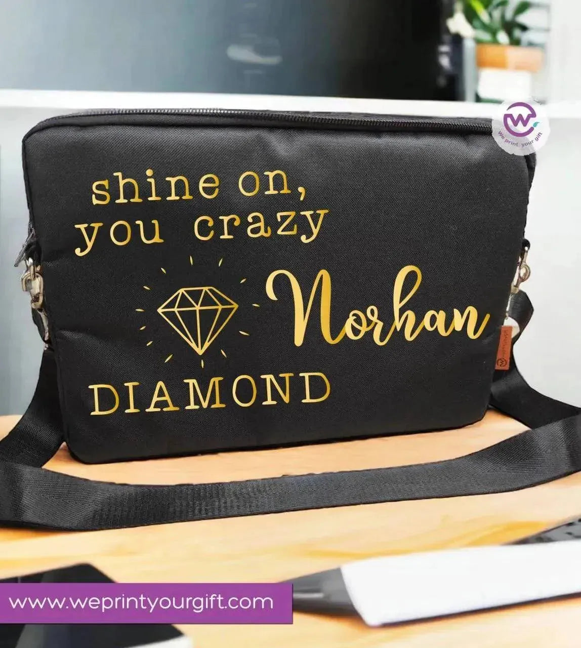 Fabric Laptop Sleeve- Motivation - WE PRINT