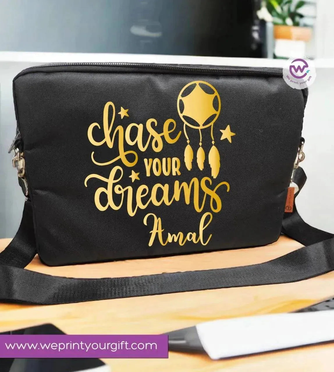 Fabric Laptop Sleeve- Motivation - WE PRINT