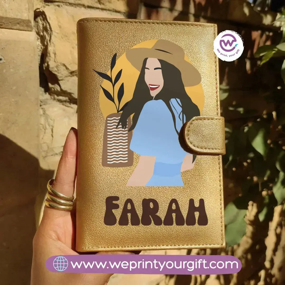 Leather Wallet-Boho - WE PRINT