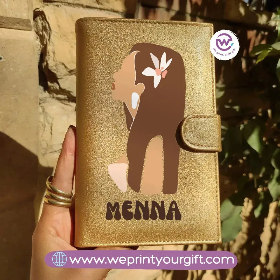 Leather Wallet-Boho - WE PRINT