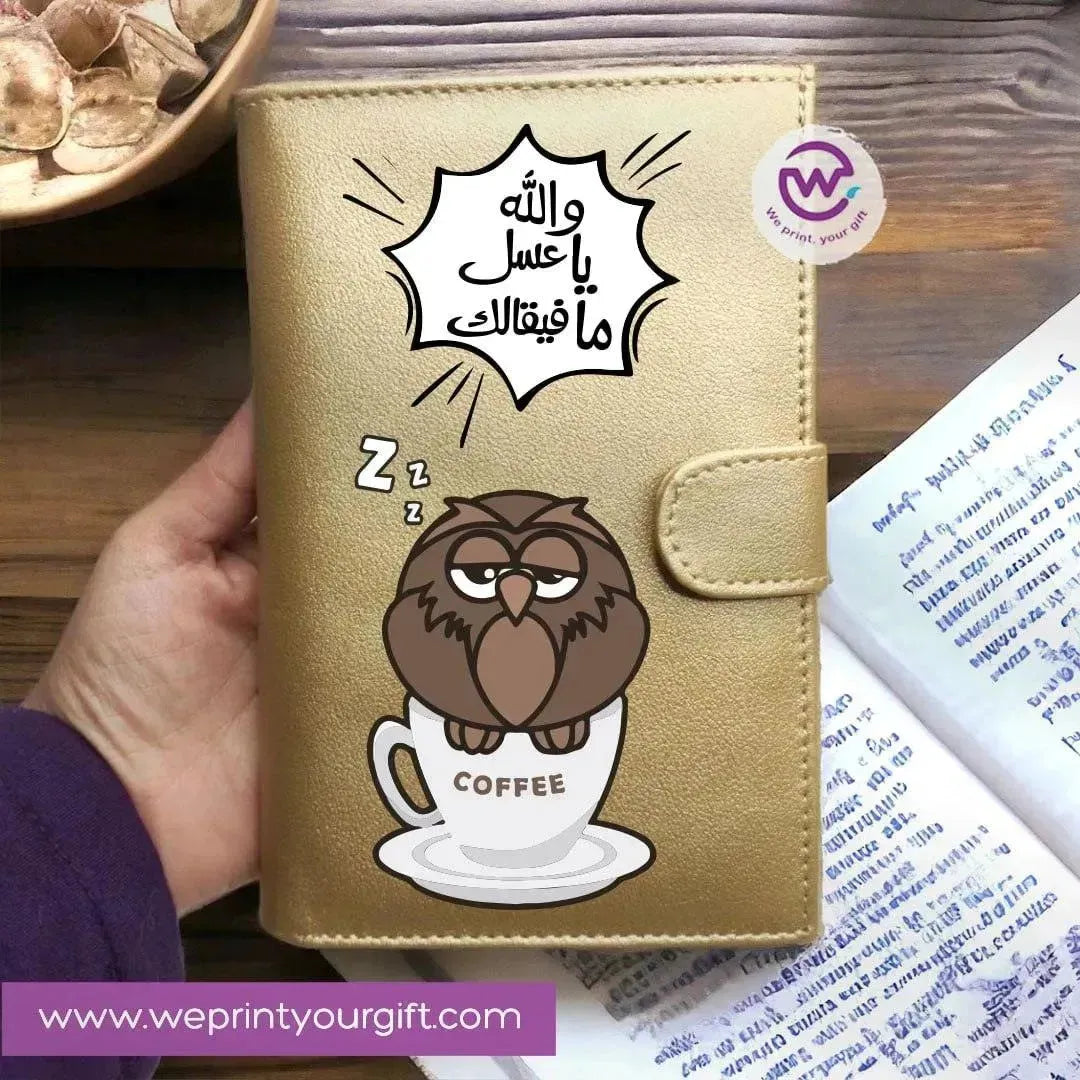 Leather wallet - Comic - WE PRINT