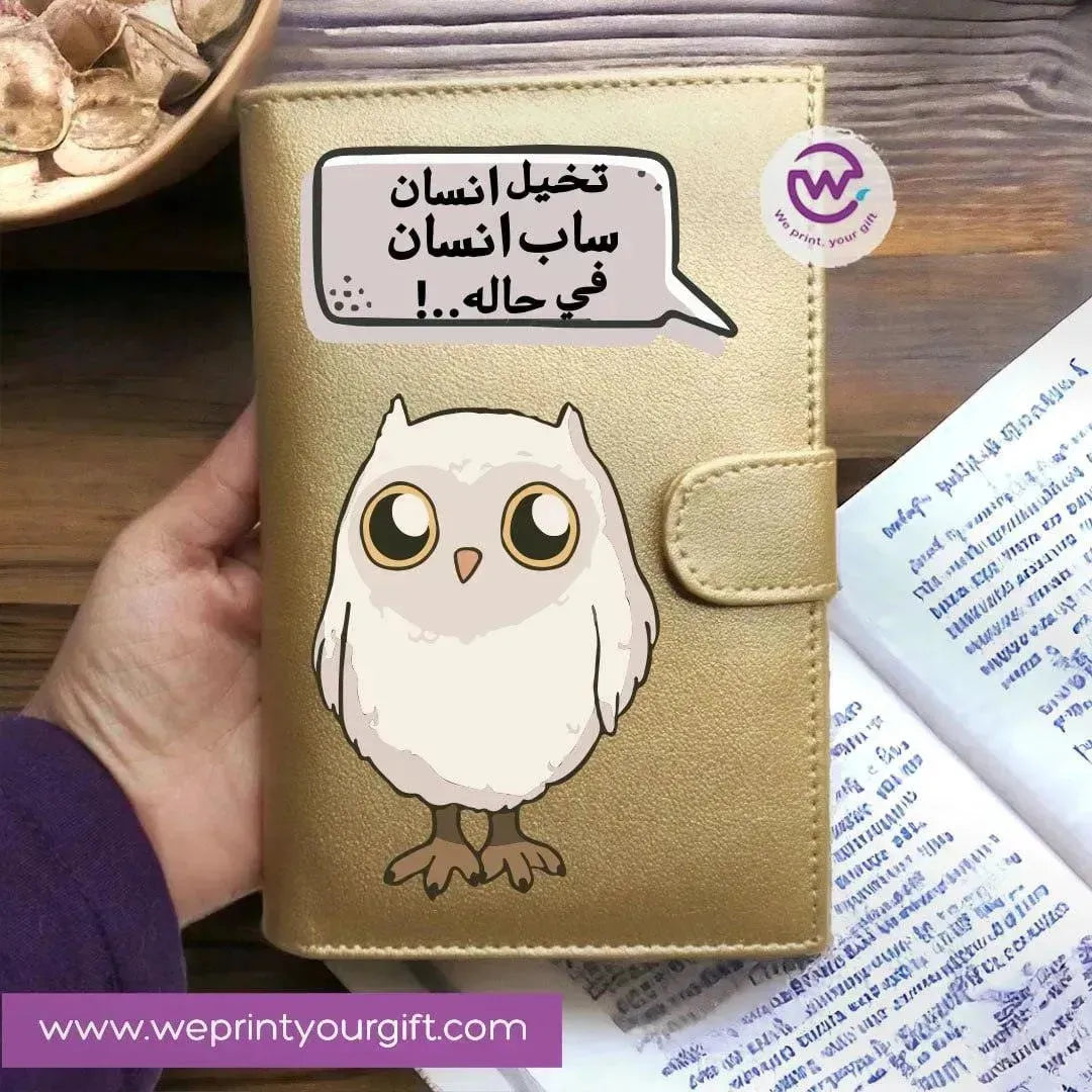 Leather wallet - Comic - WE PRINT