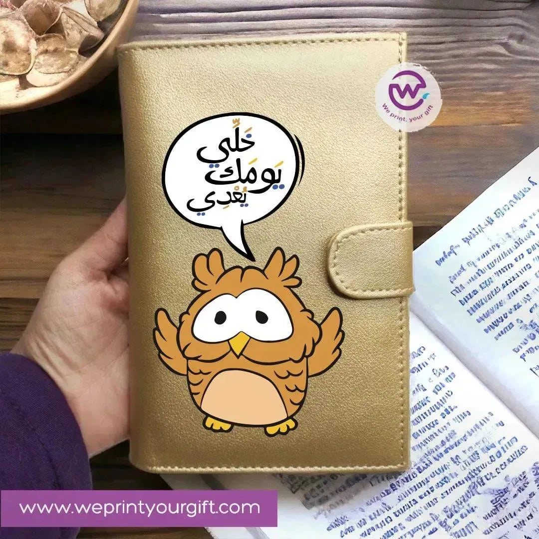 Leather wallet - Comic - WE PRINT