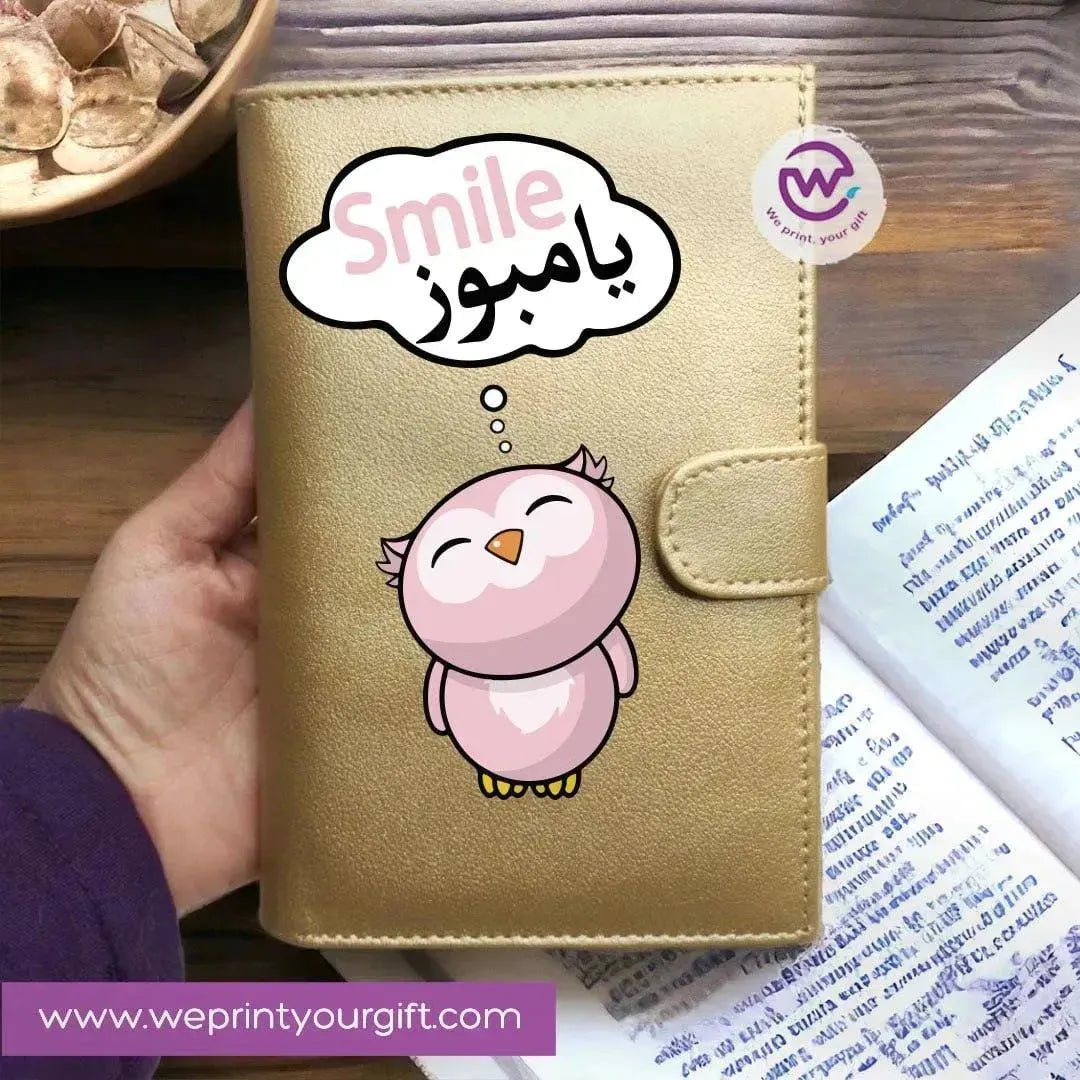 Leather wallet - Comic - WE PRINT