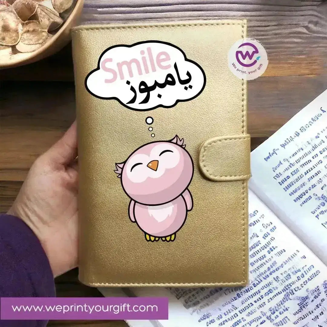 Leather wallet - Comic - WE PRINT