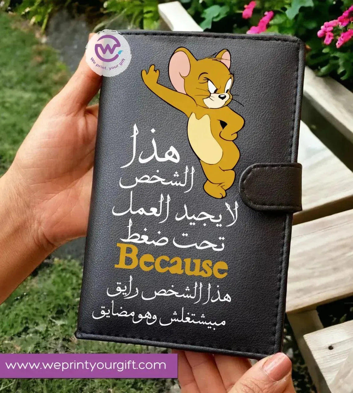 Leather wallet for women - Comics A - WE PRINT