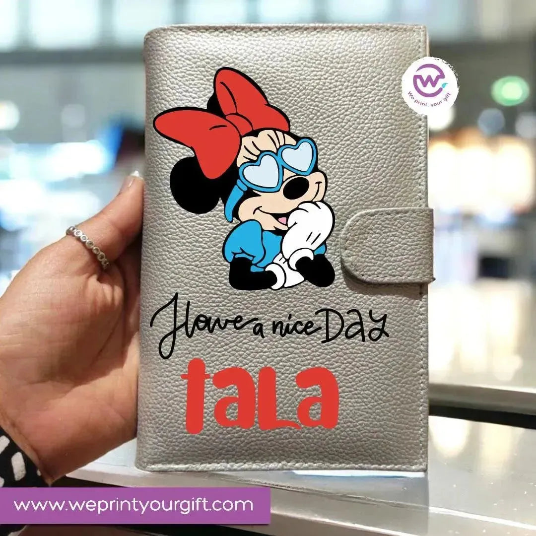 Leather wallet for women-Minnie Mouse - WE PRINT