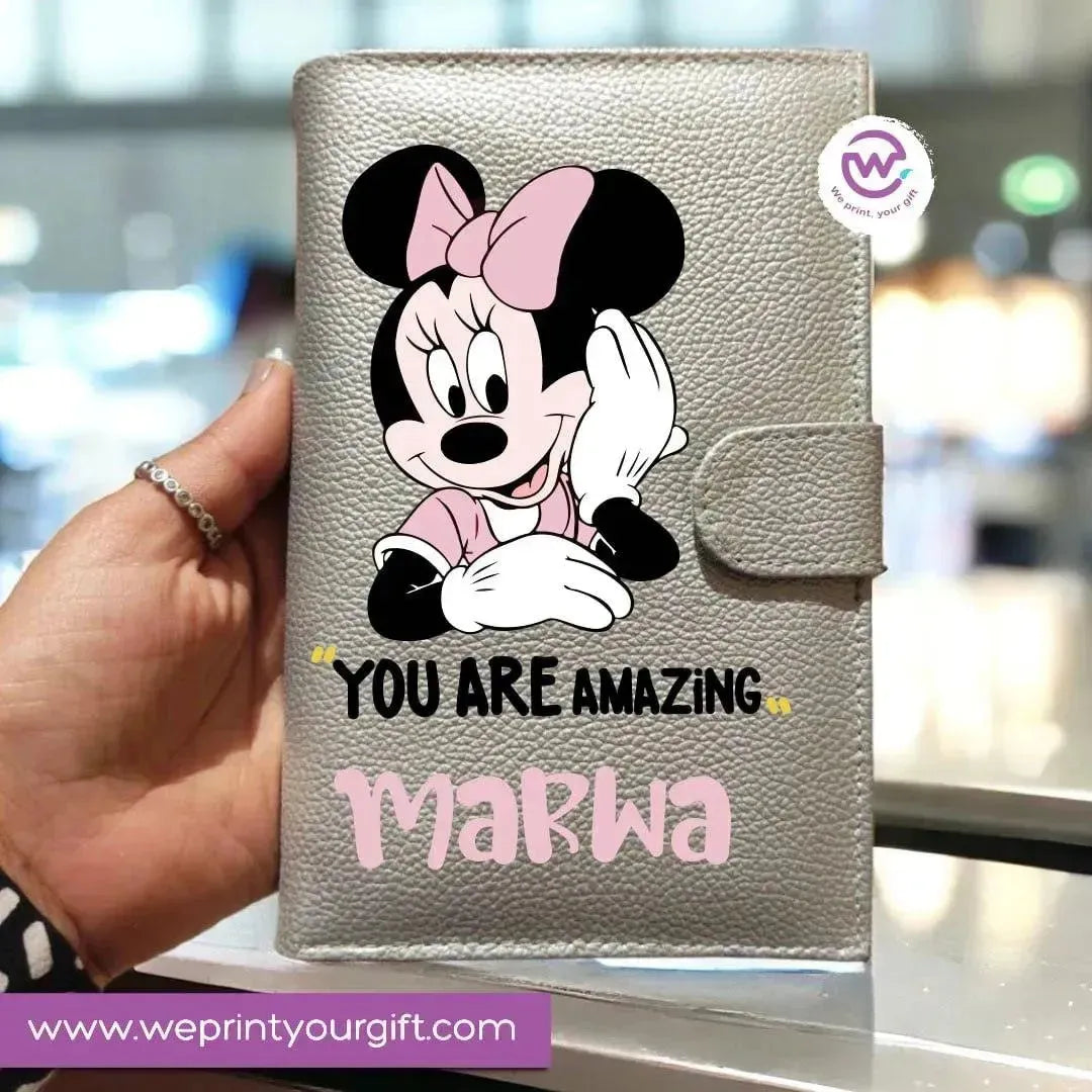 Leather wallet for women-Minnie Mouse - WE PRINT