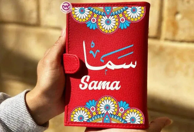 leather wallet for women-Names-A - WE PRINT