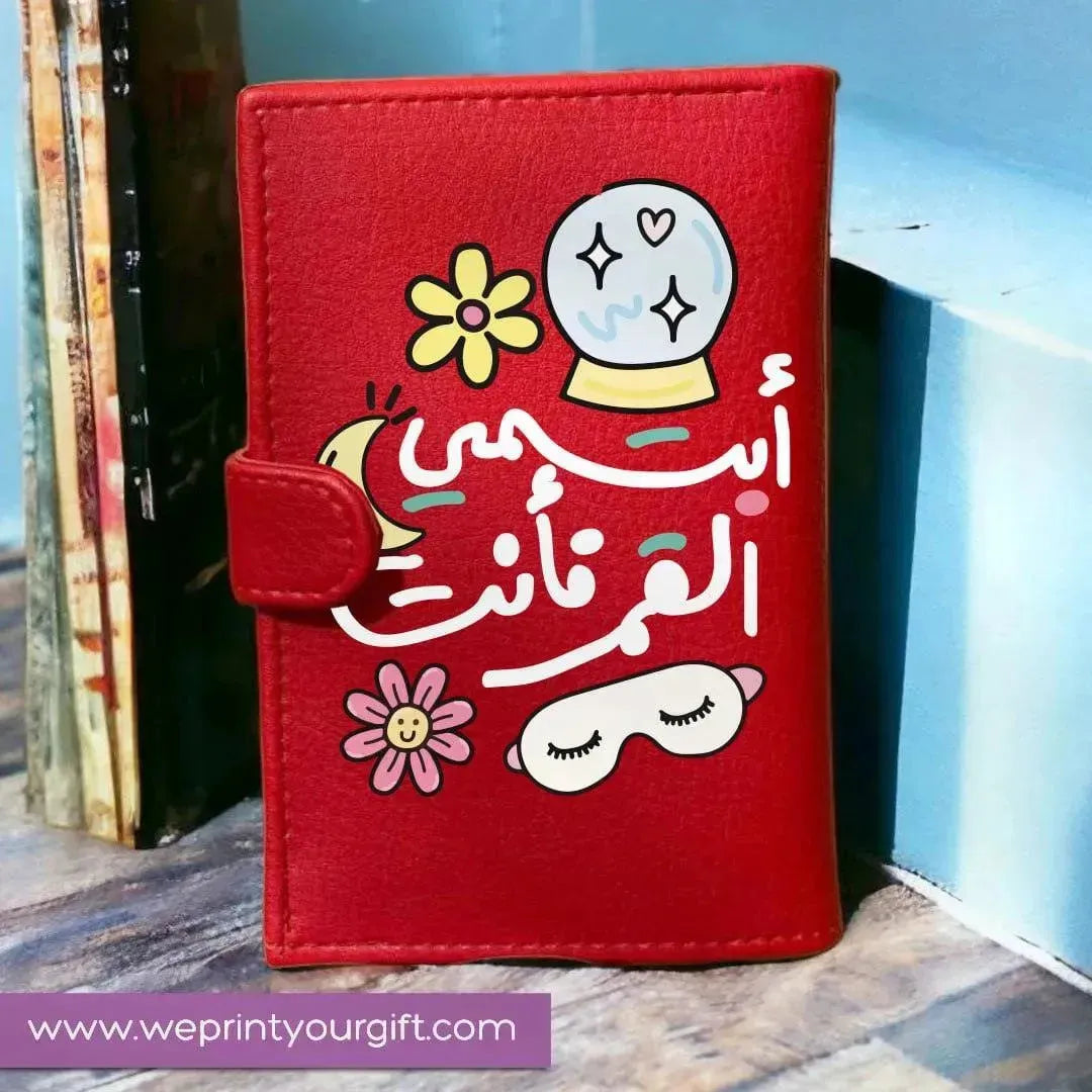 Leather wallet-Motivational quotes - WE PRINT