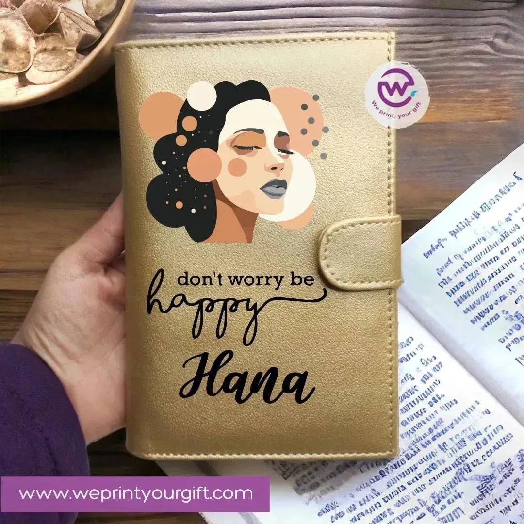 Leather wallet -Names Desings - WE PRINT