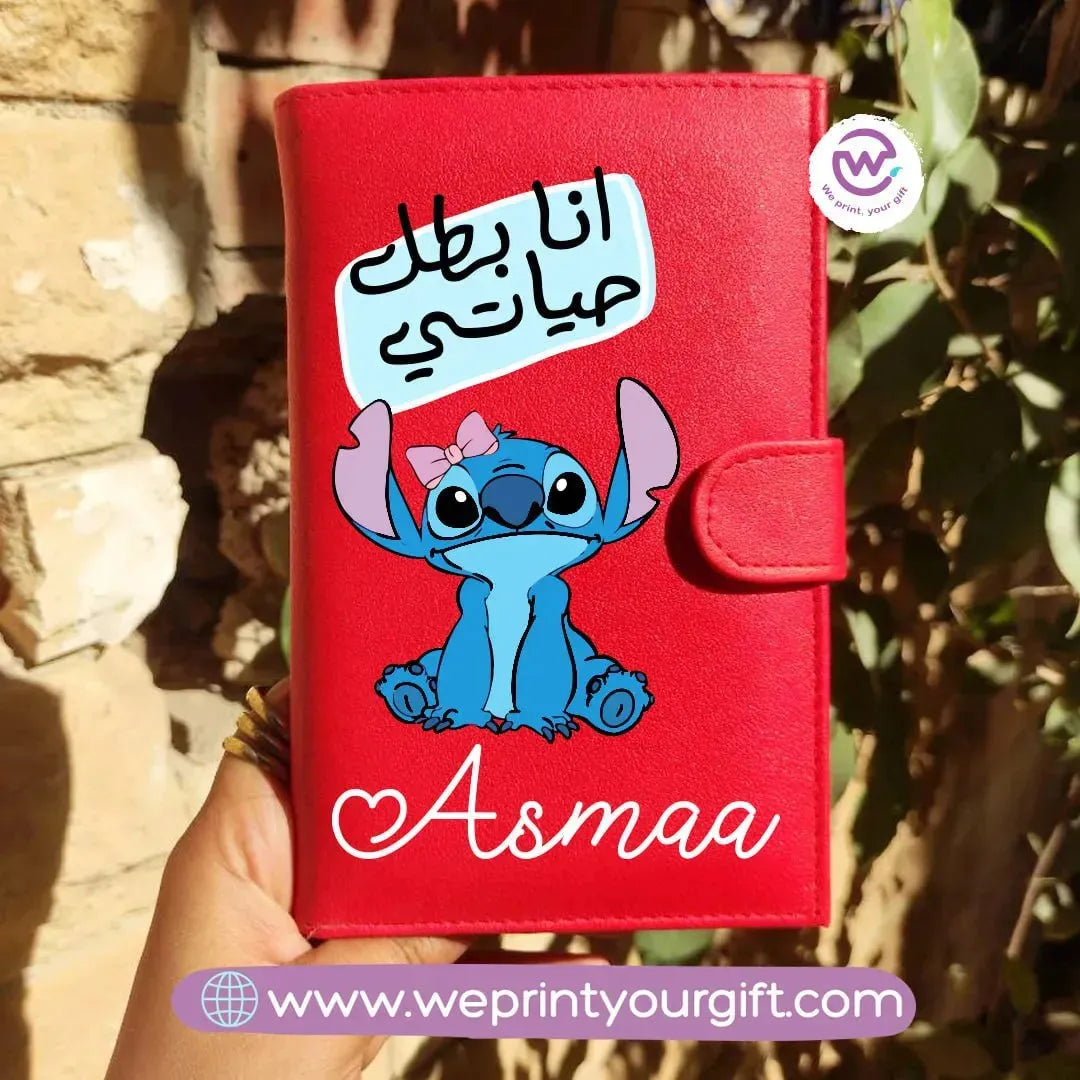 Leather Wallet -Stitch - WE PRINT