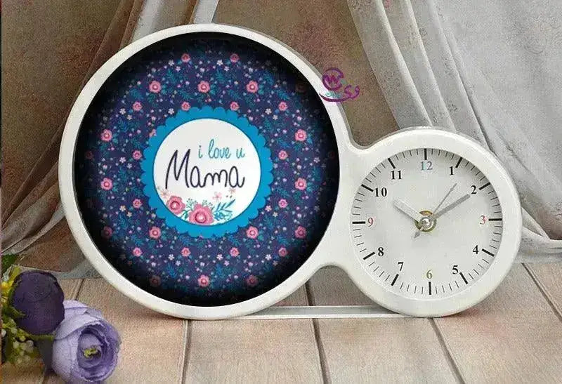Round Magic Mirror with Clock – Mother’s Love Edition - WE PRINT