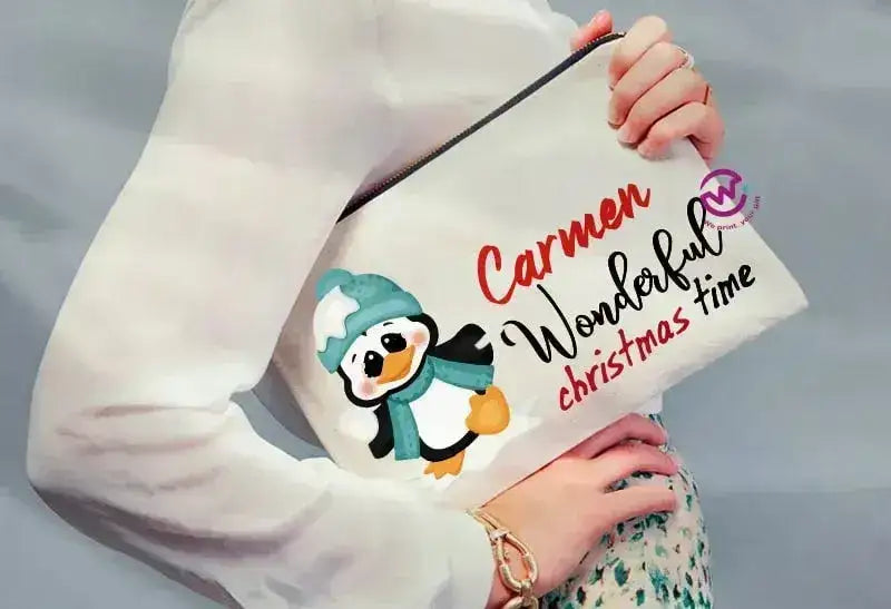 Makeup & Pencil Case- Christmas - WE PRINT