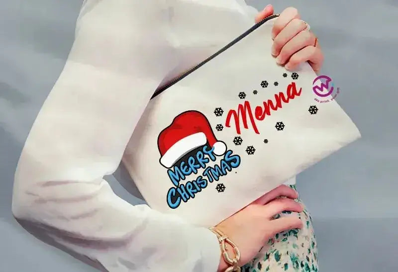 Makeup & Pencil Case- Christmas - WE PRINT