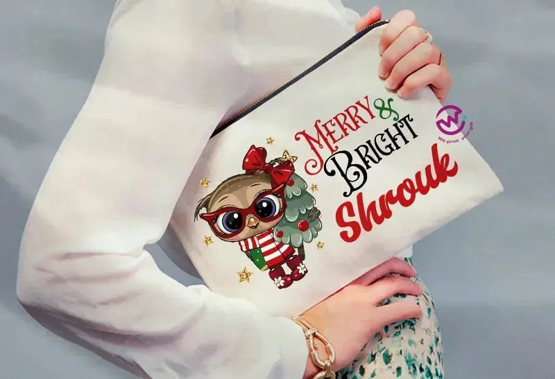 Makeup & Pencil Case- Christmas - WE PRINT